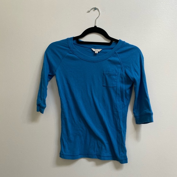 Elbow Length Sleeve Basic Tee - Picture 2 of 3